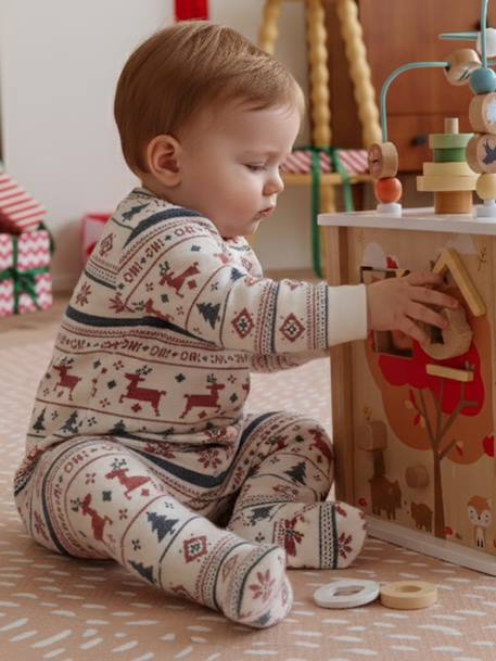 Christmas Sleepsuit for Newborns, Family Capsule Collection night blue 