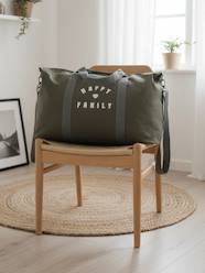 Nursery-Weekend Changing Bag with Print: La Vie est Pleine de Surprises