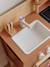 Wooden Design Kitchen - FSC®100 Certified caramel+Light Blue 