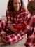 Women's flannel pyjamas, Christmas capsule chequered red 