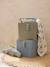 Set of 2 Minisaurus Dino Storage Tubs in Corduroy sage green 