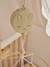Rabbit Musical Mobile for Cot wood 