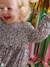 Occasion Wear Dress with Sequins for Babies gold+silver 