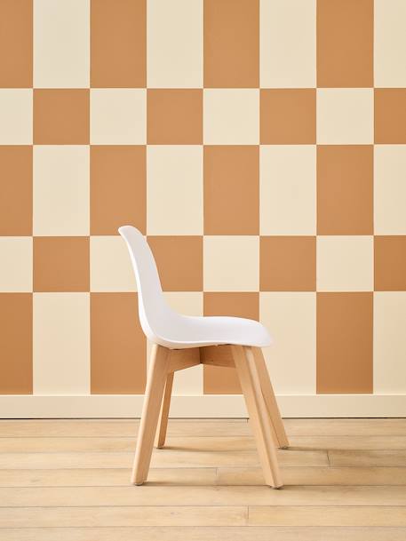 Scandinavian design nursery chair rose+white 