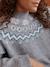 Fluffy Christmas Jumper for the Whole Family marl grey 
