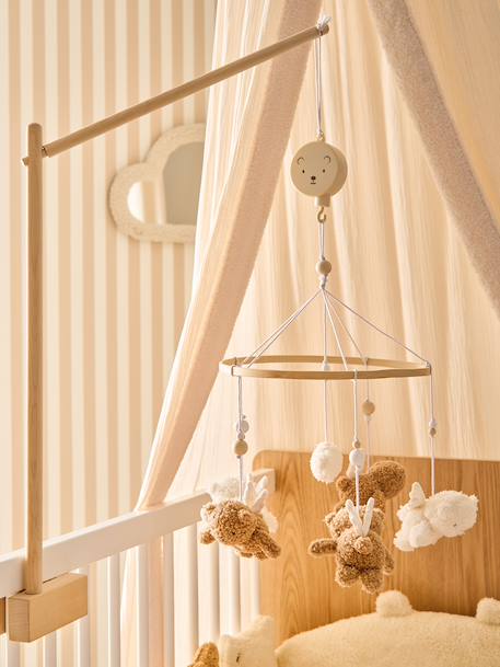 Musical cot mobile LITTLE BEAR beige 