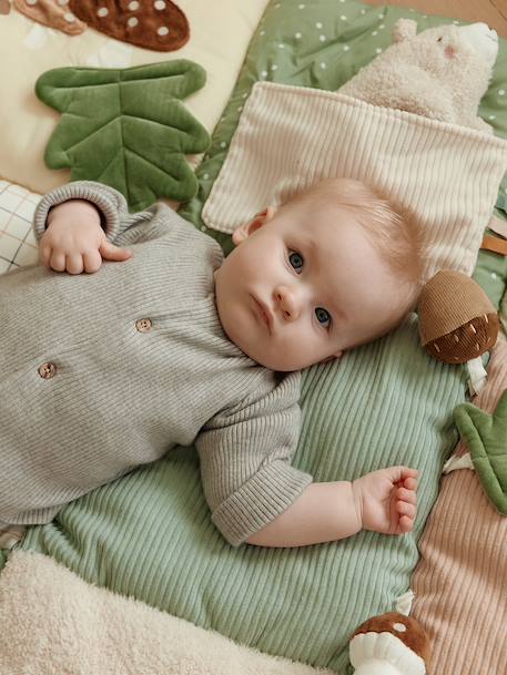 Activity Mat, Life beige+ecru+orange+red 