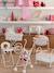 2-in-1 changing table for metal baby dolls ecru 