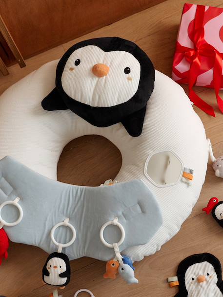 Cushion for Babies, Designed for Discovery ecru+Enchanted Forest+Pink World+red+white 