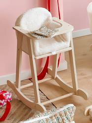 -Rocking High Chair in FSC®100% Wood for Dolls