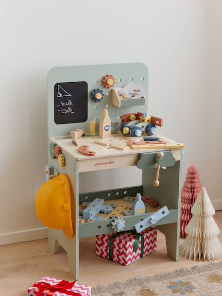 DIY Workbench with FSC® Wood Accessories green 