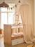 Sherpa cot canopy ecru 