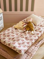 Bedding & Decor-Decoration-Bi-material floor mattress in floral/velvet Arizona