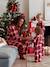 Women's flannel pyjamas, Christmas capsule chequered red 
