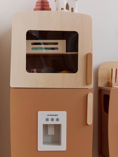 Fridge in FSC® Wood caramel 