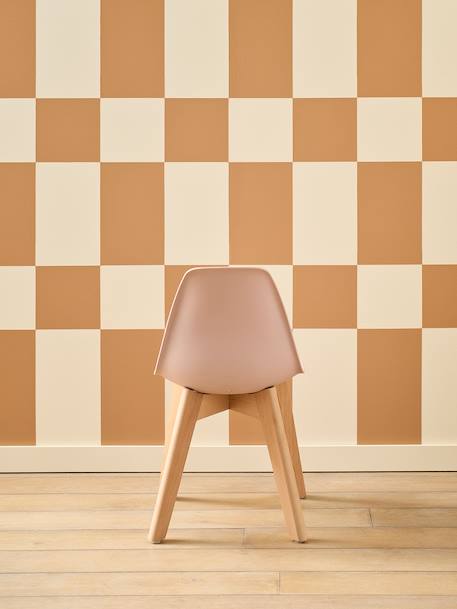 Scandinavian design nursery chair rose+white 