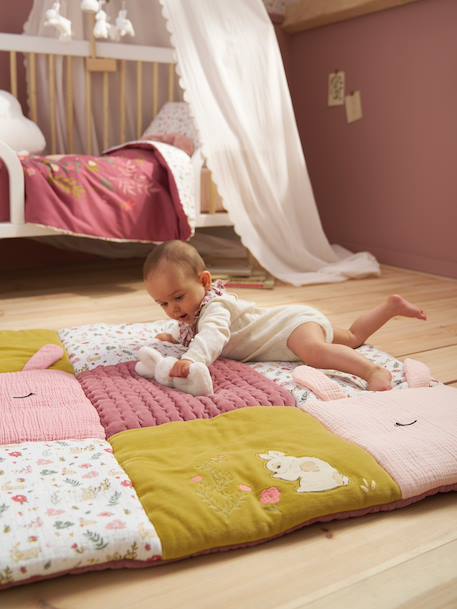 Floor mattress / ENCHANTED RABBIT play mat old rose 