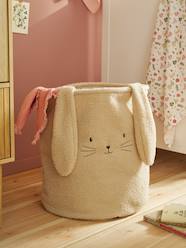 Bedding & Decor-Decoration-Rabbit Storage Basket in Sherpa