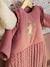Baby sleeping bag with detachable long sleeves, ENCHANTED RABBIT old rose 
