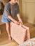 Leopard Print Floor Mattress with Handles rose 