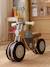 Wooden FSC®100% motorcycle ride-on toy blue 