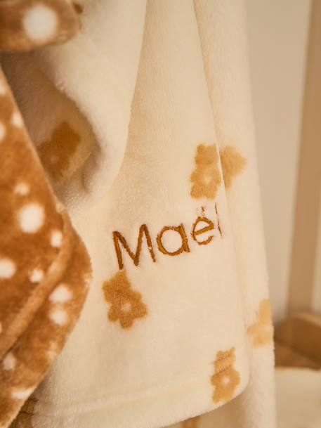Printed Fleece Blanket multicoloured+printed brown+printed red+printed white 