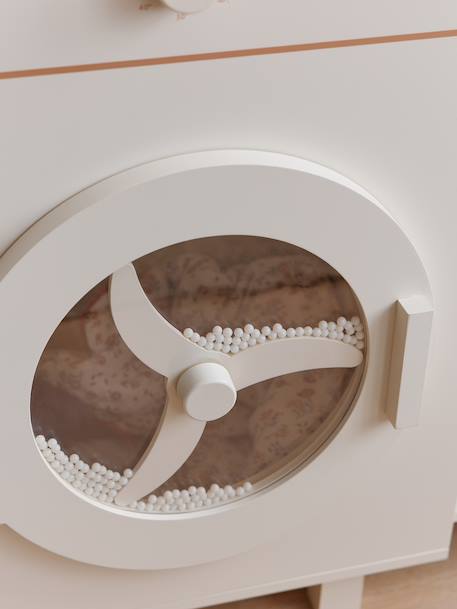 Washing Machine with FSC® Wood Accessories ecru 