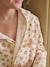 Leopard Dressing Gown for Children, with Recycled Cotton printed white 