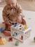 Shape sorter with elastic bands white 