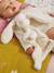 Two-Tone Rabbit Comforter rose+white 