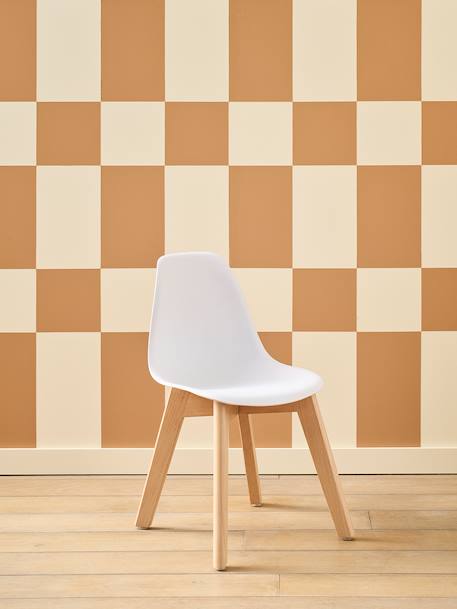Scandinavian design nursery chair rose+white 