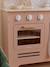 Wooden kitchen with FSC100® wooden accessories ecru+rose+sage green 