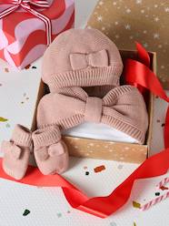 Christmas Set: Beanie, Snood & Mittens for Babies