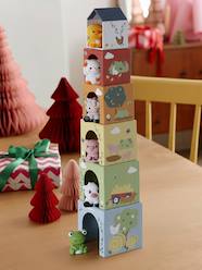 Toys-Baby & Pre-School Toys-Early Learning & Sensory Toys-Cube Tower with Finger Puppets 