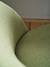 Child's chair in mottled fabric green+rose 