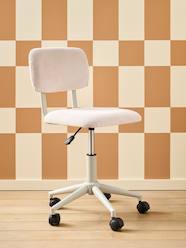 Velour Desk Chair with Castors for Children