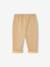 Printed Fleece Trousers for Babies cappuccino+emerald green+sage green 
