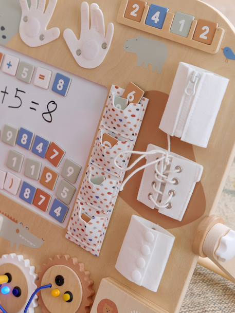 FSC® wooden multi-activity learning board wood 