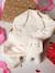 Velvet sleepsuit and comforter set ecru 