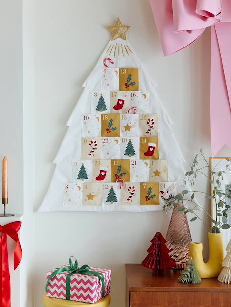 White Fir Advent Calendar white 