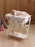 2-in-1 changing table for metal baby dolls ecru 