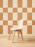 Scandinavian design nursery chair rose+white 