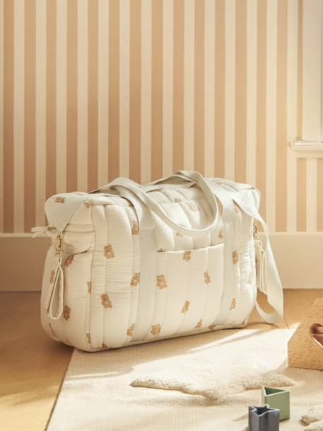 24-hour bag MAMA TEDDY cappuccino+ecru 