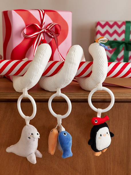 North Pole Activity Spiral white 