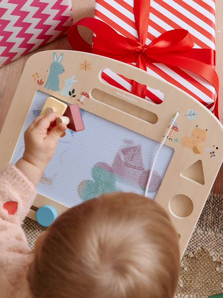 Forest Friends Magic Slate in FSC® Wood ecru 