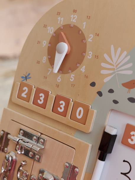 FSC® wooden multi-activity learning board wood 