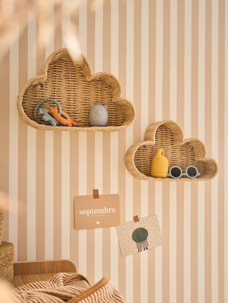 Pack of 2 Cloud Shelves beige 