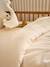 Plain Duvet Cover + Pillowcase Set in Organic Cotton* Gauze for Babies ochre+sage green+vanilla 
