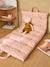 Leopard Print Floor Mattress with Handles rose 