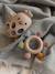 Silicone Chick Rattle ecru+rose 